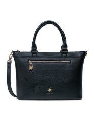 Beverly Hills Polo Club Torebka CEO-BHPC-C-006-08 Granatowy. Niebieskie torebki do ręki damskie Beverly Hills Polo Club, bez wzorów, z materiału, bez dodatków. Za 229.99 zł.
