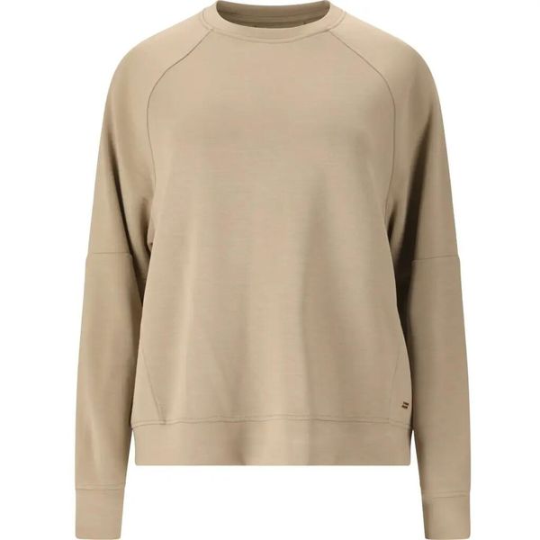 Bluza damska Athlecia Jacey. Brązowe bluzy damskie Endurance, bez wzorów, z materiału, bez kaptura, na fitness i siłownię. Za 232.50 zł.