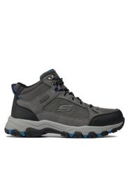 Skechers Trapery Selmen Melano 204477/GRY Szary. Szare śniegowce i trapery męskie Skechers, z materiału, bez zapięcia. Za 319.99 zł.
