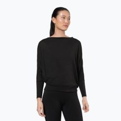 Longsleeve damski super.natural Kula Top. Czarne bielizna termoaktywna damska super.natural, l, bez wzorów, z materiału, bez ramiączek, długie. Za 441.90 zł.