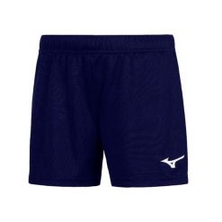 Szorty damskie Mizuno Team Trad Soukyu. Niebieskie szorty damskie Mizuno, l, bez wzorów, z materiału, eleganckie. Za 117.00 zł.