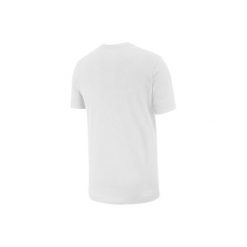 Koszulka męska nike 'just do it' dry tee white. Białe koszulki sportowe męskie Nike, m, bez wzorów, bez kołnierzyka, bez ramiączek, do biegania. Za 99.00 zł.