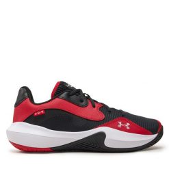 Buty do koszykówki Under Armour. Czerwone buty sportowe męskie Under Armour, bez zapięcia, do koszykówki. Za 229.99 zł.