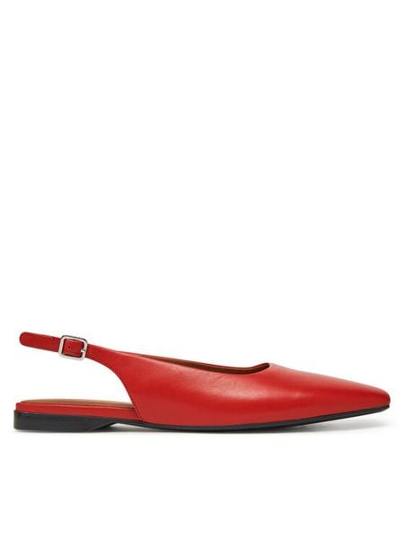 Vagabond Shoemakers Sandały Delia 5907-201-48 Czerwony. Czerwone sandały damskie Vagabond Shoemakers, bez wzorów, ze skóry, bez obcasa, na płaskiej podeszwie, bez zapięcia. Za 279.99 zł.