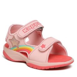 Sandały Kappa. Czerwone sandały dziewczęce Kappa, bez zapięcia. Za 149.99 zł.