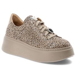Beżowe Sneakersy Maciejka Modne Obuwie Damskie. Brązowe obuwie sportowe damskie Maciejka, bez wzorów, ze skóry, eleganckie, bez obcasa, bez zapięcia. Za 399.00 zł.