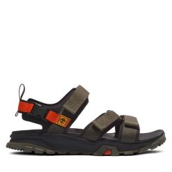 Sandały Timberland. Brązowe sandały męskie Timberland, bez zapięcia. Za 309.99 zł.