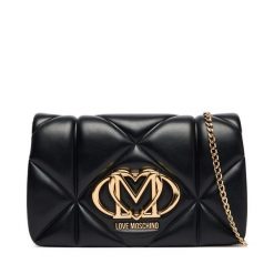 Torebka LOVE MOSCHINO. Czarne torebki do ręki damskie Love Moschino, bez wzorów, wizytowe, bez dodatków. Za 552.99 zł.