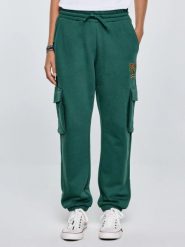 Spodnie chłopięce dresowe cargo khaki Cargir 304. Zielone spodnie sportowe dla chłopców Big Star, bez wzorów, z dresówki, młodzieżowe. Za 119.99 zł.