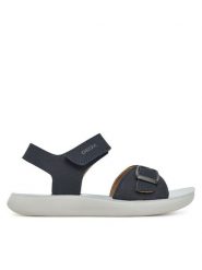 Geox Sandały J Lightfloppy J45GQD 32 C4002 M Granatowy. Niebieskie sandały chłopięce Geox, z nubiku, bez zapięcia. Za 139.99 zł.