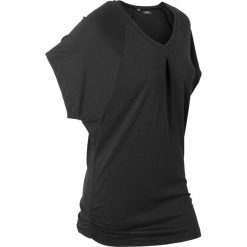 T-shirt "wellness" z krótkimi rękawami typu nietoperz bonprix czarny. T-shirty damskie marki DOMYOS. Za 54.99 zł.