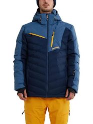 Kurtka narciarska męska Willow Padded Jacket. Niebieskie kurtki męskie Fundango, na zimę, m, bez wzorów, z poliesteru, narciarskie. Za 399.00 zł.