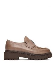 G-Star Raw Loafersy EO-DOLUNAY-25FW05 Beżowy. Brązowe mokasyny damskie G-Star, ze skóry, retro. Za 209.99 zł.
