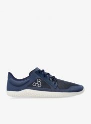 Buty treningowe damskie Vivobarefoot Primus Lite IV. Niebieskie obuwie sportowe damskie Vivobarefoot, bez wzorów, z materiału, trekkingowe. Za 569.75 zł.