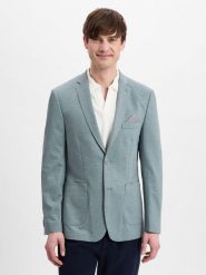 Finshley & Harding Kurtka Mężczyźni Modern Fit Sztuczne włókno zielony, 102. Zielone kurtki męskie Finshley & Harding, m, bez wzorów, z włókna. Za 429.95 zł.