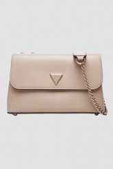 GUESS Torebka damska w kolorze taupe Daryna. Brązowe kopertówki damskie Guess, z aplikacjami, ze skóry ekologicznej, duże, bez dodatków. W wyprzedaży za 459.99 zł.