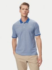 Jack & Jones Polo Blualves 12274681 Niebieski Regular Fit. Niebieskie koszulki polo męskie Jack & Jones, m, bez wzorów, z bawełny, bez ramiączek. Za 99.99 zł.