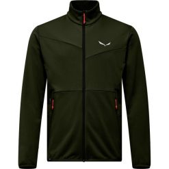 Bluza trekkingowa męska Puez Cammino PL. Zielone bluzy męskie Salewa, m, bez wzorów, z polaru, bez kaptura. Za 380.05 zł.