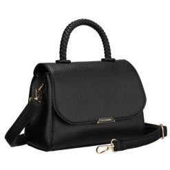 Listonoszka damska mała czarna torebka crossbody ze skóry ekologicznej Peterson PTN MX01-F. Czarne torby na ramię damskie Peterson, bez wzorów, ze skóry ekologicznej, małe, bez dodatków. Za 94.99 zł.