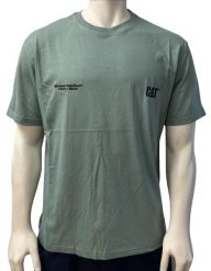 Koszulka Caterpillar Small Logo. Zielone koszulki sportowe męskie Caterpillar, m, bez wzorów, z bawełny, bez kołnierzyka, bez ramiączek, na fitness i siłownię. Za 208.70 zł.
