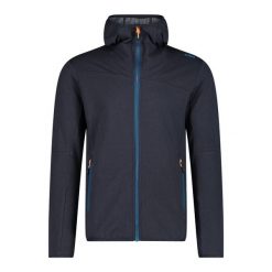 Hybrydowa kurtka z kapturem CMP. Brązowe kurtki sportowe męskie CMP, bez wzorów, z puchu, trekkingowe. Za 308.00 zł.