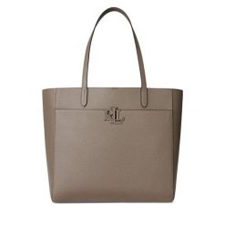 Torebka LAUREN RALPH LAUREN. Brązowe torebki do ręki damskie Lauren Ralph Lauren, bez wzorów, bez dodatków. Za 1,699.00 zł.