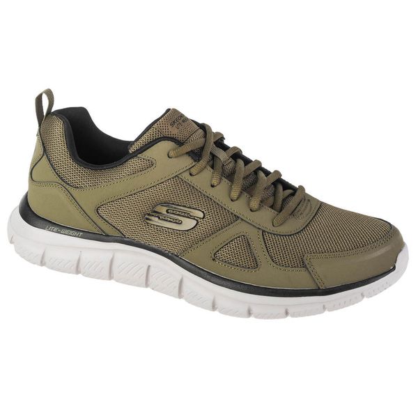 Buty treningowe męskie, Skechers Track-Scloric. Czarne buty sportowe męskie Skechers, bez zapięcia. Za 259.99 zł.