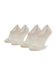 Calvin Klein Stopki 701218787 r.OS Beżowy. Brązowe skarpety damskie Calvin Klein, bez wzorów, z materiału. Za 59.99 zł.