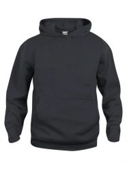 Clique Basic Hoody Junior - bluza z kapturem czarna, materiał antymechacący –. Czarne bluzy damskie CLIQUE, bez wzorów, z bawełny, z kapturem. Za 144.99 zł.