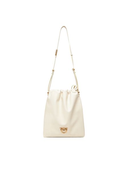 PINKO Torebka Slouchy Classic Bag PE 25 PLTT 104359 A270 Écru. Torebki do ręki damskie Pinko, bez wzorów, ze skóry, bez dodatków. Za 819.99 zł.