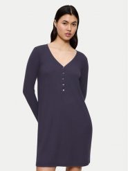 Triumph Koszula nocna Mix&Match 10225032 Granatowy Regular Fit. Niebieskie koszule nocne damskie Triumph, bez wzorów, z syntetyku. Za 107.10 zł.