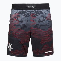 Spodenki treningowe męskie YOKKAO New Camo Workout. Szare krótkie spodenki sportowe męskie YOKKAO, l, bez wzorów. Za 199.99 zł.