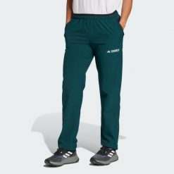 Spodnie Terrex Multi Liteflex. Niebieskie spodnie sportowe damskie Adidas, s, bez wzorów, z materiału, trekkingowe. W wyprzedaży za 239.85 zł.