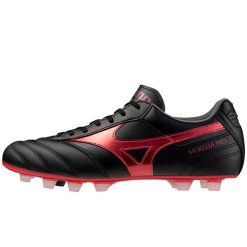Buty Piłkarskie Mizuno Morelia Ii Pro Fg Dorośli. Czarne buty sportowe męskie Mizuno, bez zapięcia, do piłki nożnej. Za 339.99 zł.