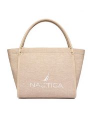 Nautica Torebka CEO-NTC-L-001-09 Beżowy. Brązowe torebki do ręki damskie Nautica, bez wzorów, z materiału, bez dodatków. Za 179.99 zł.