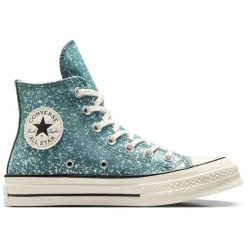 Buty sportowe Converse Chuck 70. Niebieskie trampki i tenisówki damskie Converse, bez wzorów, sportowe, bez zapięcia. Za 590.00 zł.