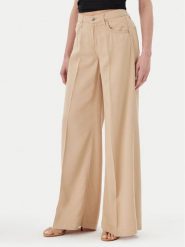 ViCOLO Jeansy DD5043 Beżowy Wide Leg. Brązowe jeansy damskie ViCOLO. Za 359.99 zł.