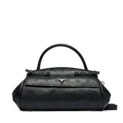 Torebka Guess. Czarne torebki do ręki damskie Guess, z aplikacjami, klasyczne, bez dodatków. Za 584.99 zł.