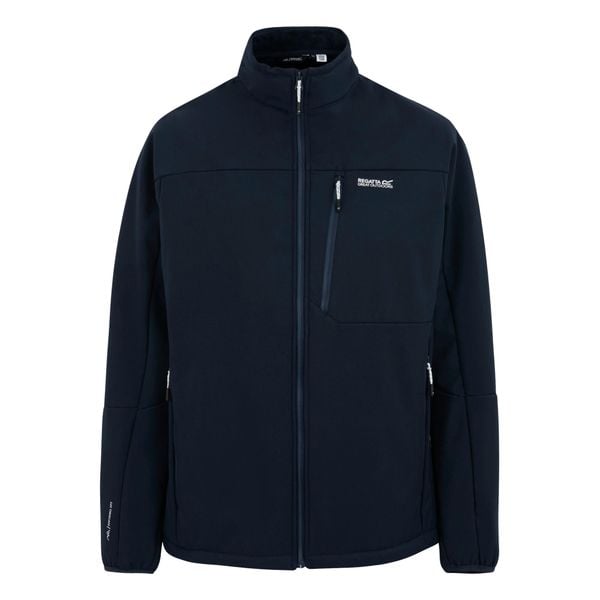 Męska Kurtka Soft Shell Mountdale. Niebieskie kurtki męskie Regatta, m, bez wzorów, sportowe, bez kaptura. Za 165.99 zł.