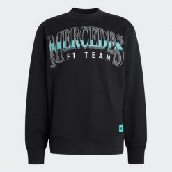 Bluza Męska Mercedes - AMG Petronas Formula One Team Las Vegas. Białe bluzy męskie Adidas, m, bez wzorów, bez kaptura. Za 399.00 zł.