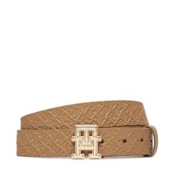 Pasek Damski Tommy Hilfiger. Brązowe paski damskie Tommy Hilfiger, bez wzorów. Za 139.99 zł.