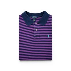 Polo Ralph Lauren Koszulka męska z krótkim rękawem. Fioletowe koszulki sportowe męskie Ralph Lauren, l, bez wzorów, z materiału, bez kołnierzyka, bez ramiączek, na golfa. Za 85.16 zł.