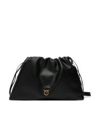 PINKO Torba MAXI CLUTCH+TRACOLLA SP Czarny. Czarne torebki do ręki damskie Pinko, bez wzorów, ze skóry, bez dodatków. Za 1,289.00 zł.