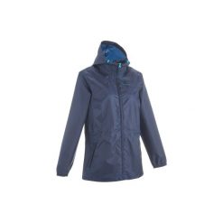 Kurtka przeciwdeszczowa turystyczna Raincut na zamek damska. Czerwone kurtki damskie QUECHUA. Za 59.99 zł.