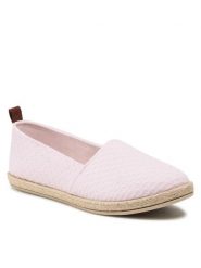 Jenny Fairy Espadryle WSK1609-03 Różowy. Czerwone espadryle damskie Jenny Fairy, bez wzorów, z materiału, bez obcasa, bez zapięcia. Za 69.99 zł.