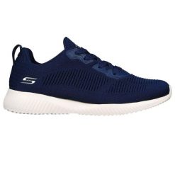 Buty damskie SKECHERS Bobs Squad Tough Talk. Niebieskie obuwie sportowe damskie Skechers, bez wzorów, trekkingowe, Skechers Sport. Za 215.00 zł.