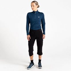 Spodenki turystyczne damskie Melodic 3/4. Brązowe szorty damskie Dare 2b, bez wzorów, z elastanu, sportowe, trekkingowe. W wyprzedaży za 239.99 zł.