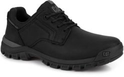 Męskie półbuty czarne skórzane CATERPILLAR CAT THRESHOLD LOW. Czarne półbuty na co dzień męskie Caterpillar, z materiału, eleganckie, bez zapięcia. Za 319.00 zł.