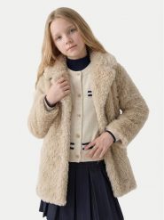 Guess Futro J6BL17 W4010 Beżowy ciemny Regular Fit. Brązowe kurtki i płaszcze dla dziewczynek Guess, z aplikacjami, z futra, bez kaptura. Za 524.99 zł.