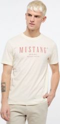 Mustang Mustang męska koszulka t-shirt ALEX C PRINT 1013802-8001 XL. T-shirty męskie Mustang, m, bez wzorów, bez kołnierzyka. Za 89.99 zł.
